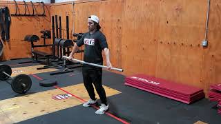 PVC Snatch Pull - Muscle- Hang Power