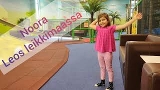 Leos Leikkimaa Tulivuori, Pehmokuutioallas Ja Trampoliini