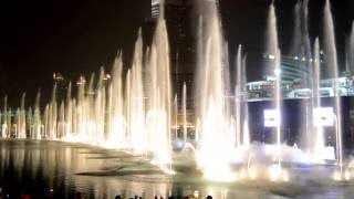 Dubai Fountains at the Burj Khalifa - Michael Jackson's Thriller