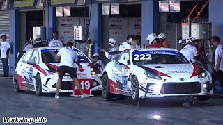 Toyota Gazoo Racing  - 222 - In the pits, Idemitsu Super Endurance 400, 2023 #buriram