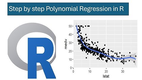 How to build a Polynomial  Regression model in R (step by step explained)