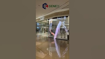 Transform Mall Window Displays: LED Transparent Screens Showcase High-End Fashion in Style! #led