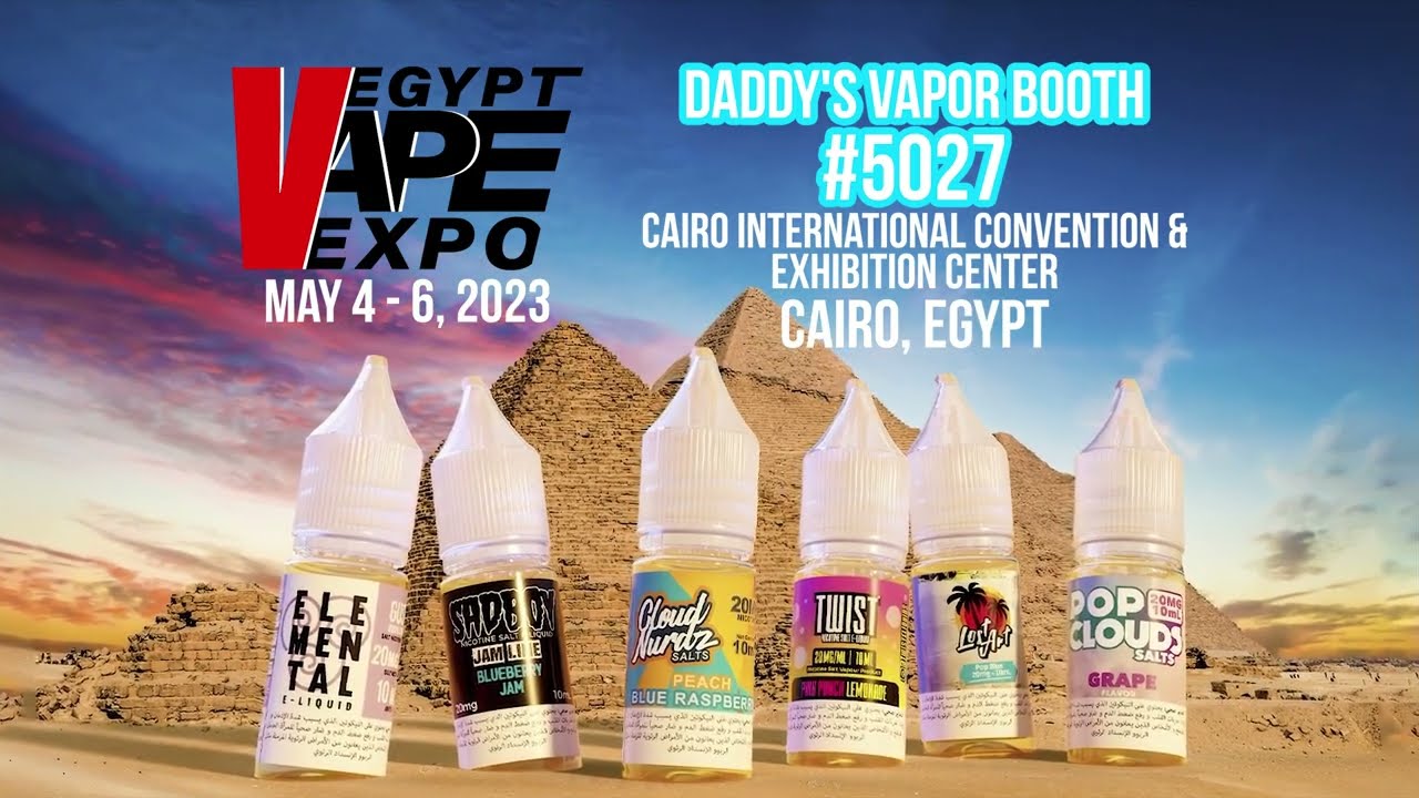 Now Arriving at Egypt Vape Expo 2023