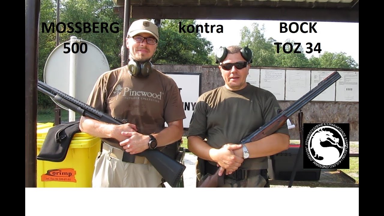 MOSSBERG 500 kontra BOCK TOZ 34 test na strzelnicy