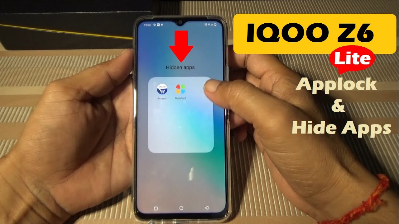 How to Hide Apps in IQOO Z6 Lite 5g | IQOO Z6 Hide App Settings 2022 - YouTube