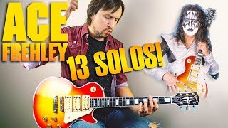 Tribute To Ace Frehley - 13 of his best Solos (4K) - Cover by Ignacio Torres