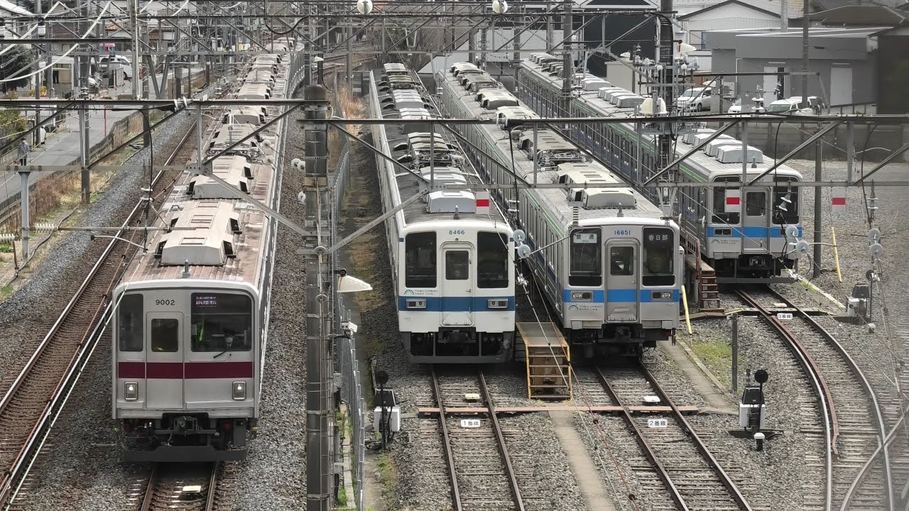 東上線所属車が本線にて試運転】東武9000系9000型9102F 南栗工出場