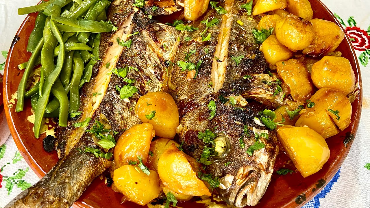 Pargo assado no forno (mulato), a melhor forma de assar peixe!