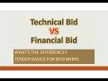 Technical Bid vs Financial Bid Explained | Tender Basics for Beginners
