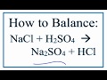 Balancing Chemical Equations