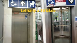 Výtahové výlety! Výtahy ve stanicích metra C: Letňany a Střížkov.