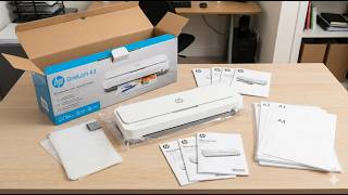 HP OneLam Combo A3 Laminator unboxing and review