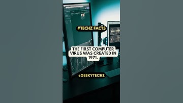 Did you know that? The first computer virus was created in 1971.