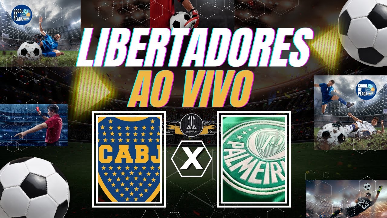 BOCA JUNIORS X PALMEIRAS AO VIVO COM IMAGENS · Libertadores 2023