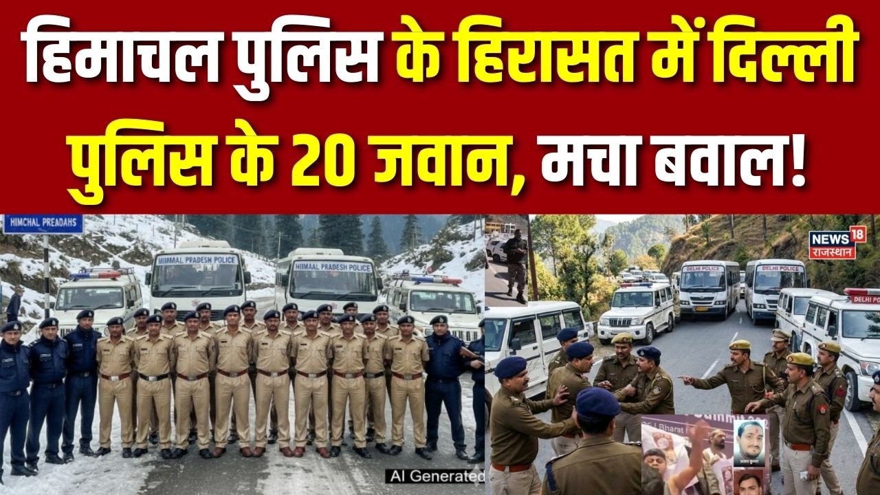 AI Summit Congress Protest : हिमाचल Police के हिरासत में Delhi Police के कई जवान! | Himachal Police