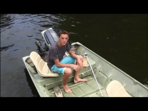 Fishing Boat Setup- 14 Foot Aluminium Flat Bottom Jon boat ...