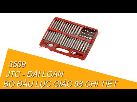 Bộ đầu lục giác 58 chi tiết JTC 3509
