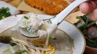 [敲实用技巧]  荠菜馄饨好吃的秘诀，新手友好！