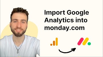 How to import Google Analytics data into monday.com