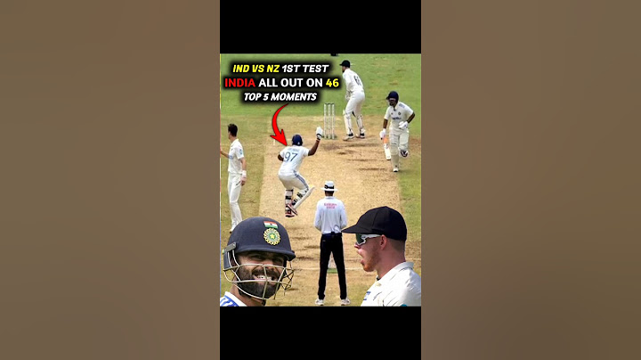 IND vs NZ 1st Test के TOP 5 Moments 🔥