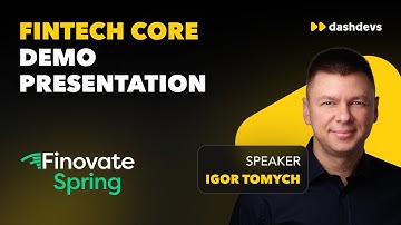 Fintech Core Demo presentation at Finovate Spring 2025 (USA)