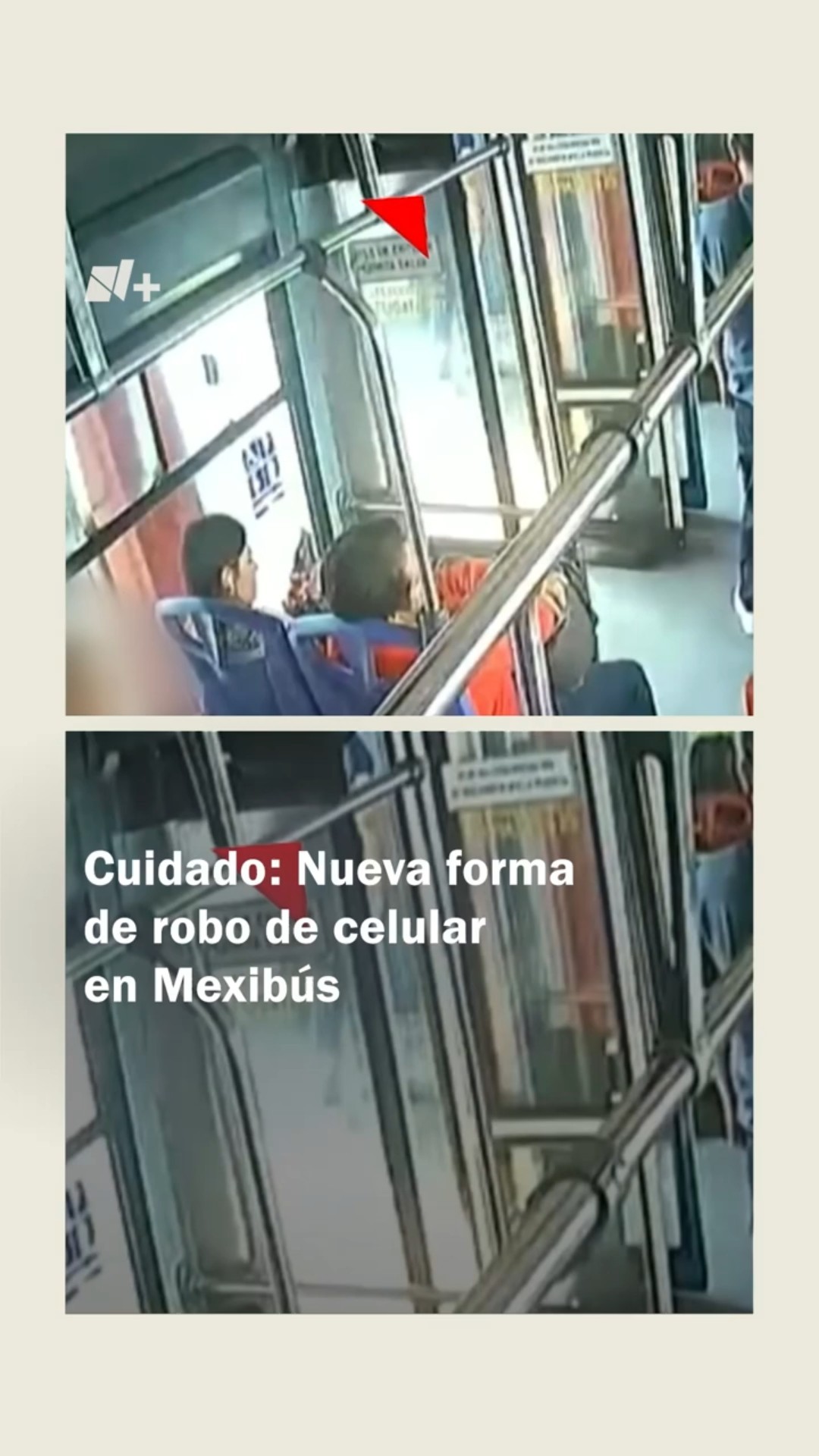Roban celulares a pasajeros del Mexibús #nmas #shorts #edomex