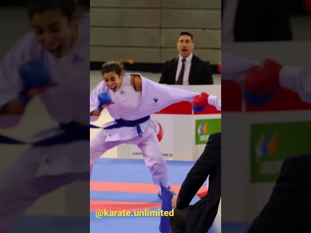 WKF KARATE FEMALE #kumite #karate #shorts #karategirl #karateka #wkf #karateteam #karatecontact class=