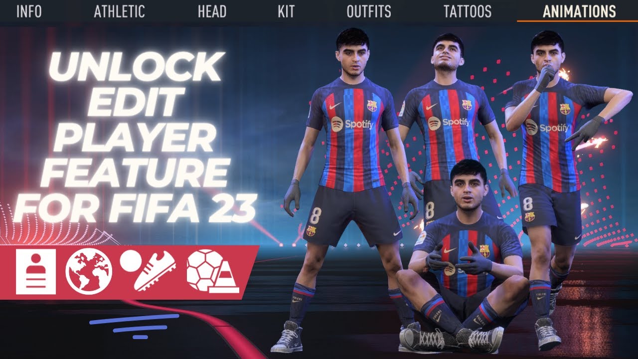 how to edit player career mode and save file at FIFA 23 Nexus