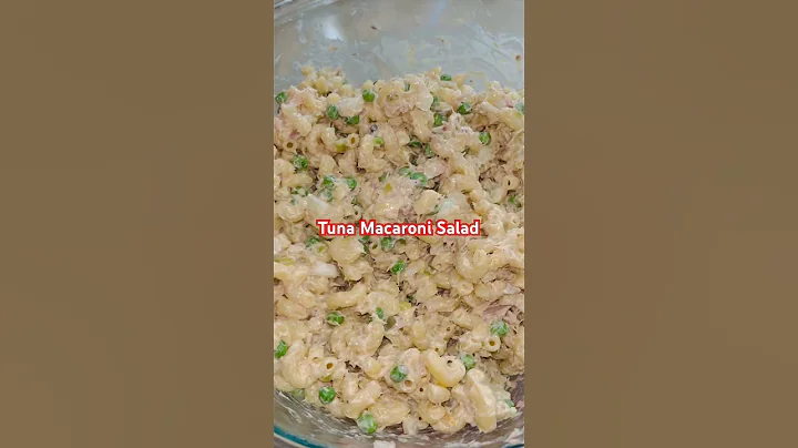 Tuna Macaroni Salad #short #shortsfeed #food #shortvideo #shorts #shortsviral #tunanacaronisalad