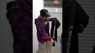 I found Chrome Hearts designer streetwear in a storage unit! #streetwear #chromehearts #designer