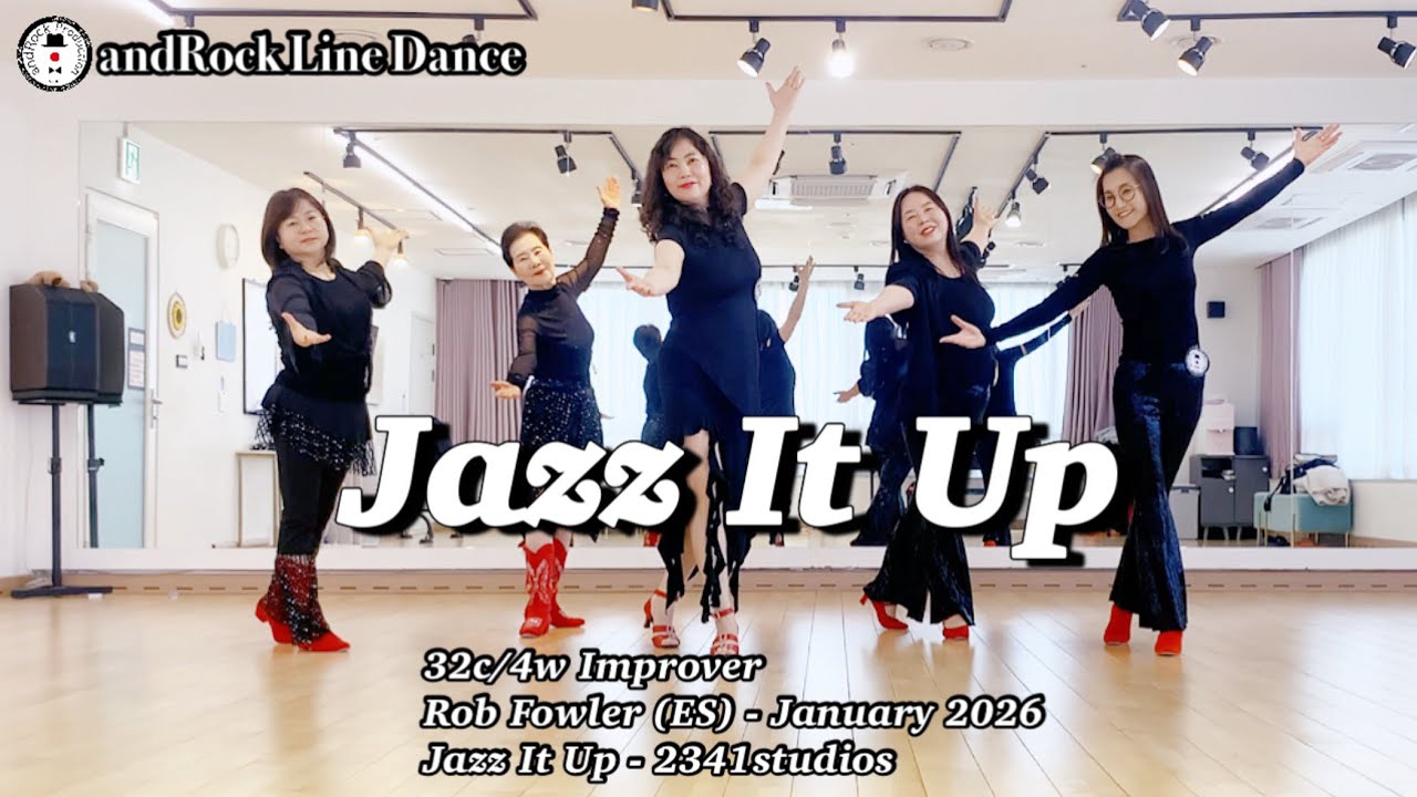 Jazz It Up Line Dance(Improver) - Demo / 앤드락라인댄스 / 민라인댄스코리아고양일산지부