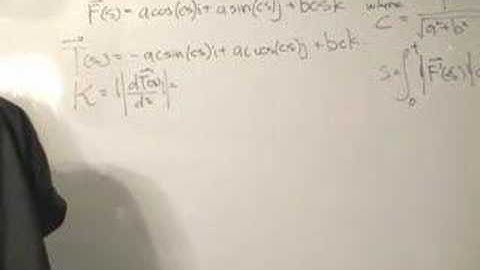 Vector Calculus - The Circular Helix pt1