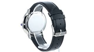 MOVADO MEN'S ULTRA SLIM BLACK DIAL WATCH 0607087. 