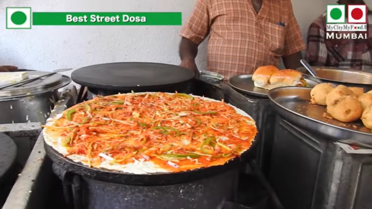 Street food | Dosa, idli, medu vada, sambhar | fort near CSTM Mumbai l Indian Street Food - YouTube