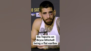 Thumbnail of Ilia Topuria on Bryce Mitchell being a flat earther   #flatearth #brycemitchell #ufc282