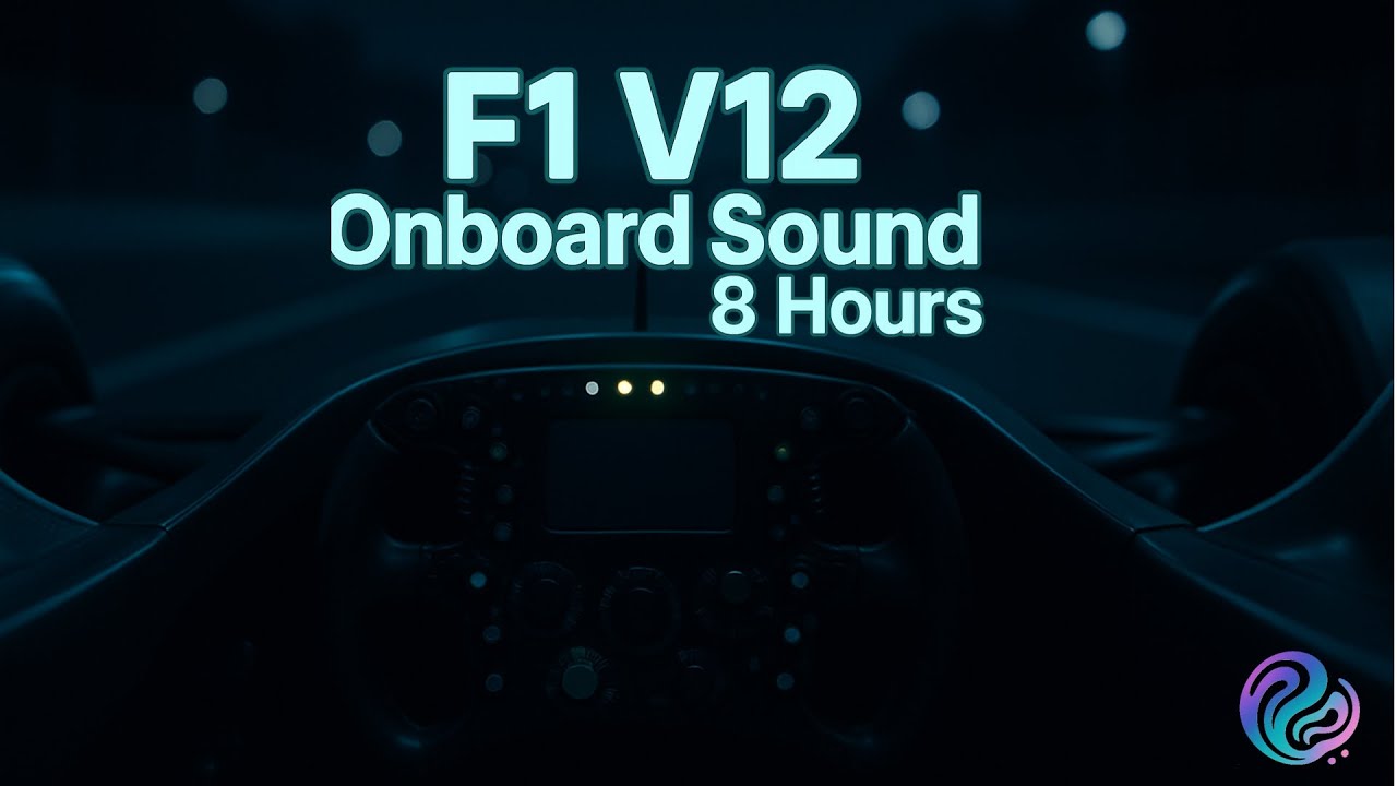 F1 V12 Onboard Engine Sound – 8 Hours – Sleep, Focus & Relax