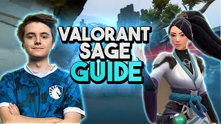 VALORANT SAGE GUIDE - Pro Tips and Tricks ft. MENDO
