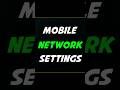 How To Reset network settings | Mobile Network Problem |  #shorts#short
