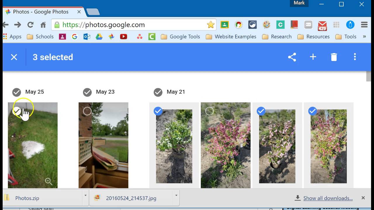 sync googl ephotos to desktop