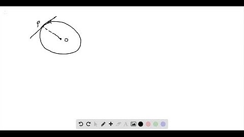 Show, using implicit differentiation, that any tangent line at a point P to a circle O is perpendic…