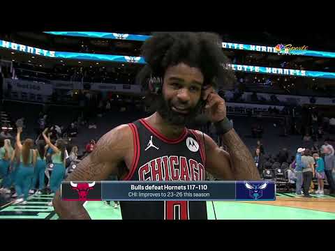 Coby White Postgame Interview | Charlotte Hornets vs Chicago Bulls - 1.31.24
