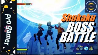 Naruto Shinobi Striker Shukaku Boss Battle..