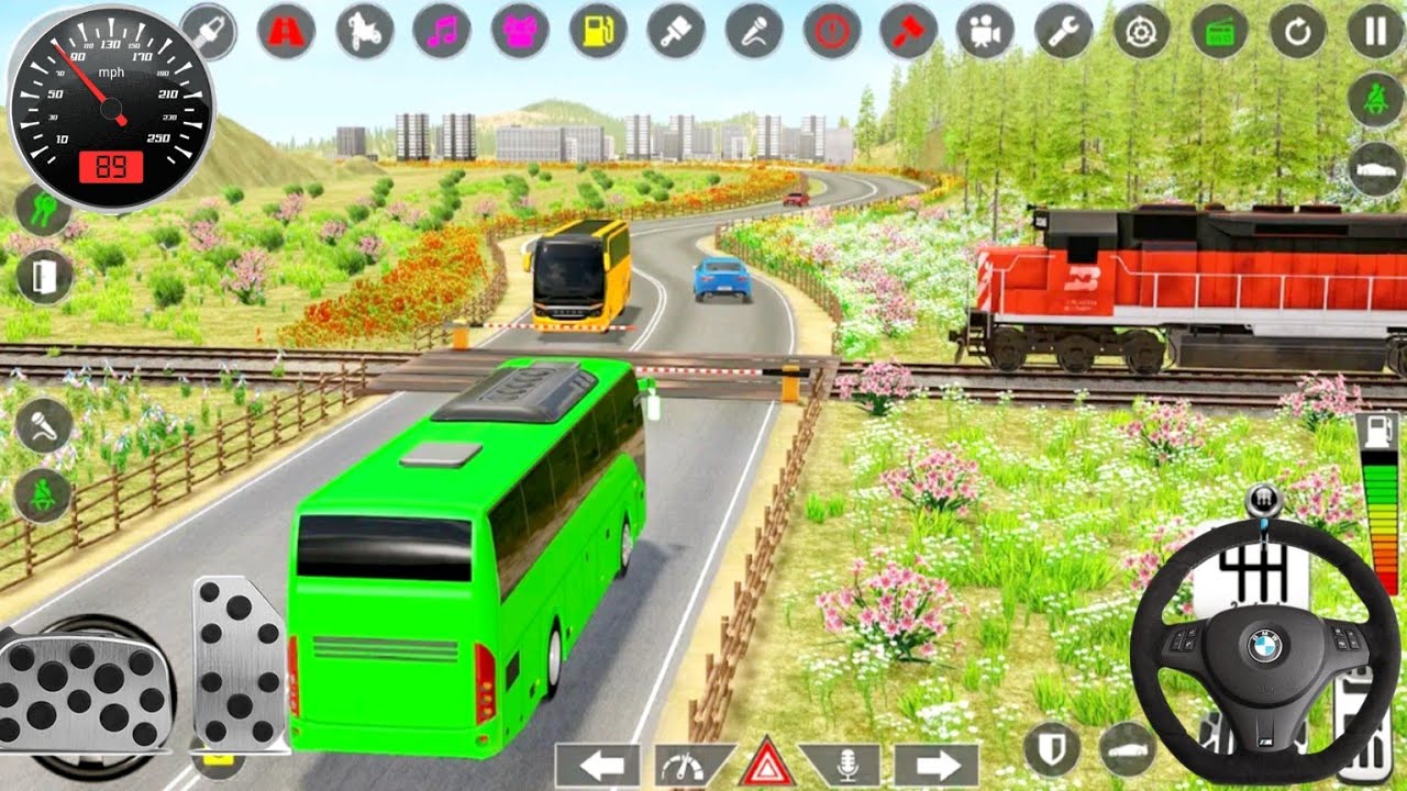 448 bus driving simulator - bus android gameplay simulator 1 - YouTube