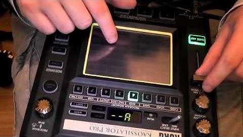Basics how the gate arpeggiator works on the Korg Kaossilator Pro