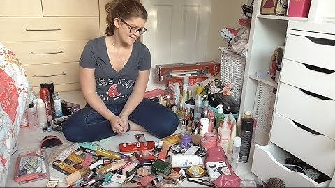 Makeup Declutter | Konmari Method Before & After
