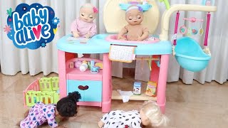 Cuidando das Bonecas BABY ALIVE na Creche -Top Vídeos Baby Alive Brasil