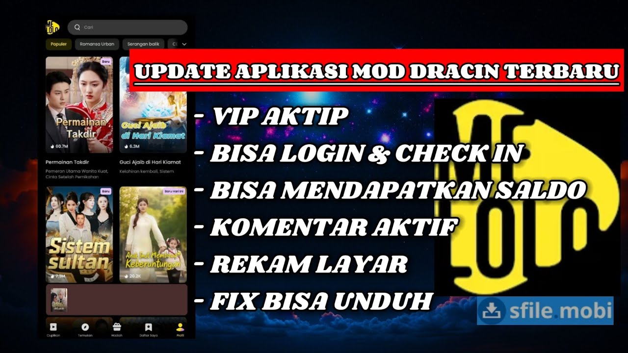 UPDATE!! MELOLO MOD VIP AKSES - BISA MENGHASILKAN SALDO/DANA !! 
