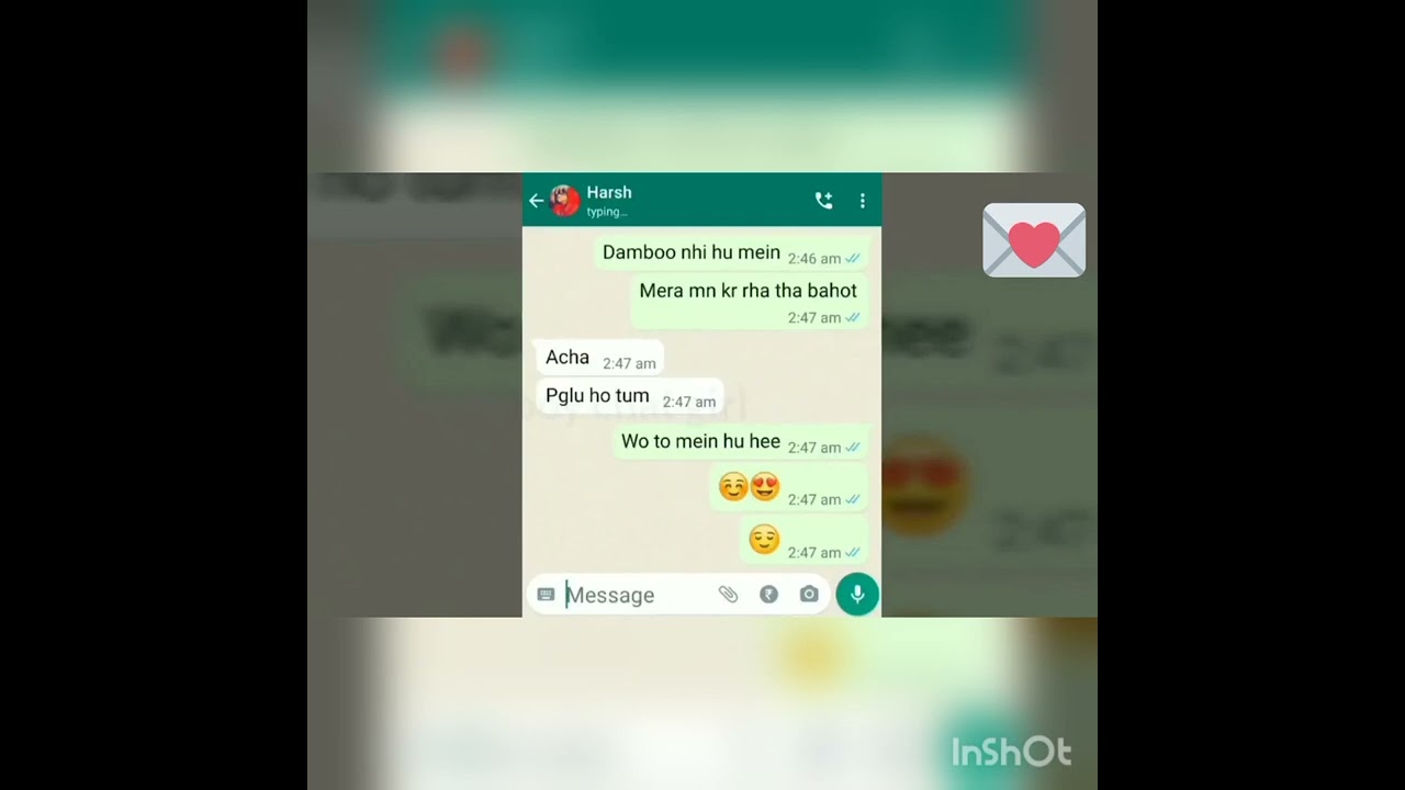 Late Night romantic gf bf chat 😍|| romantic conversation 🥰