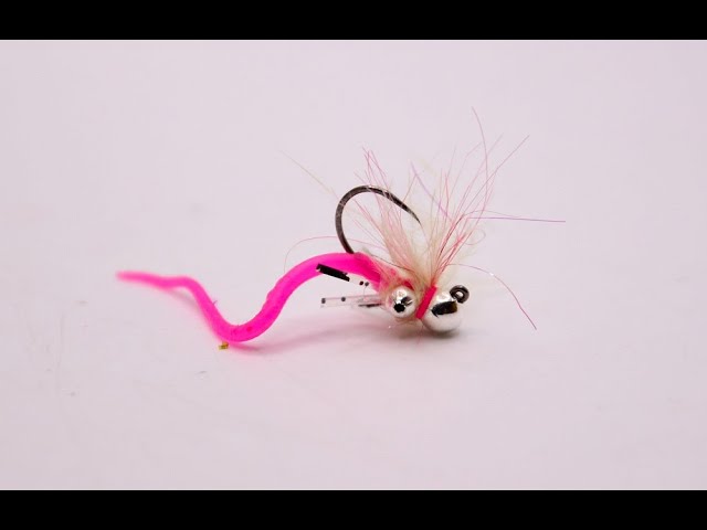 Ice Worm fly tying tutorial  Ice fishing for trout 