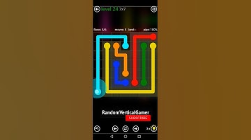 Flow Free [Level 21-30] (7×7 Medium) [Intro: Bonus Pack] | Walkthrough #Shorts